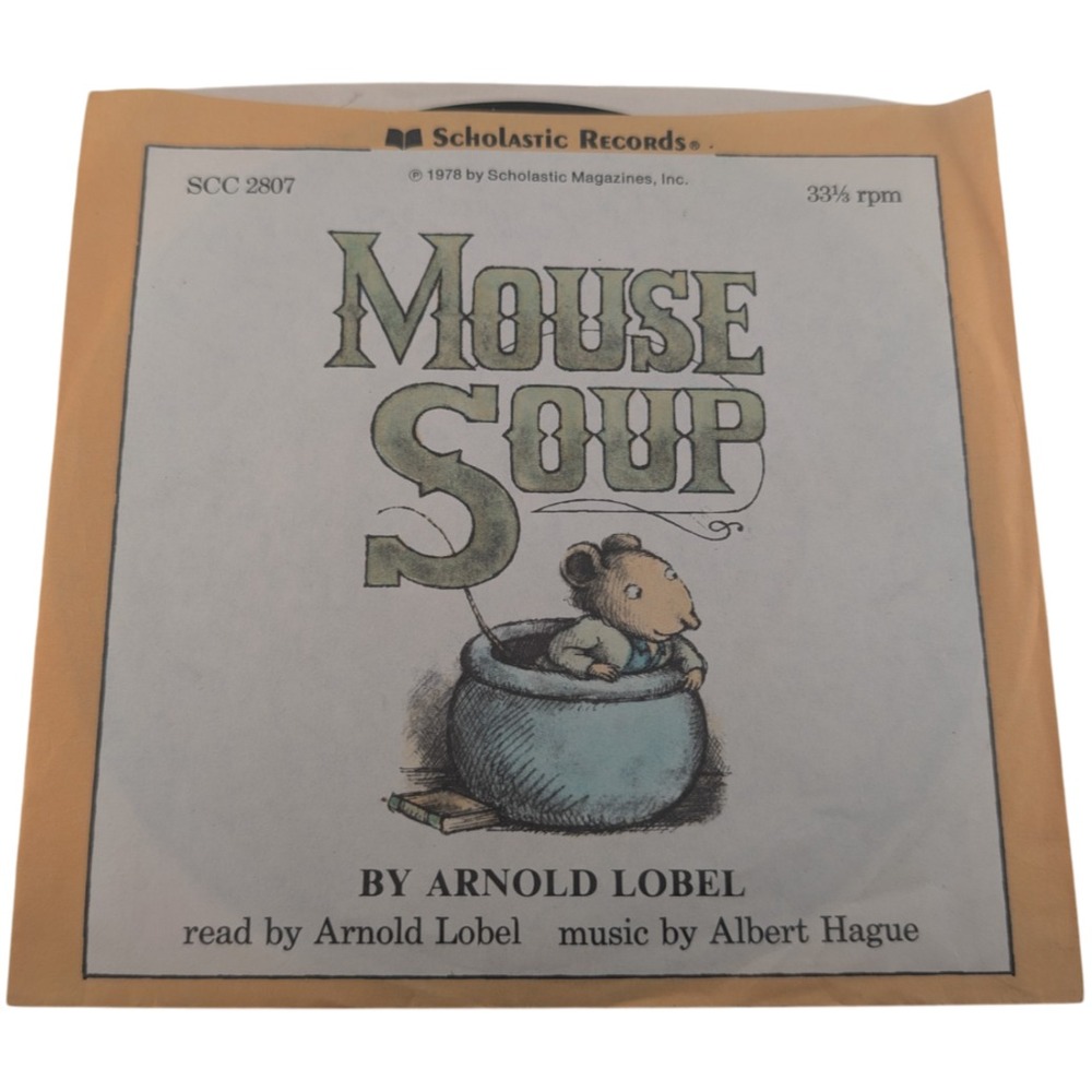 Arnold Lobel Mouse Soup Scholastic Records 7in EP (1978 US SCC 2807) EX/VG